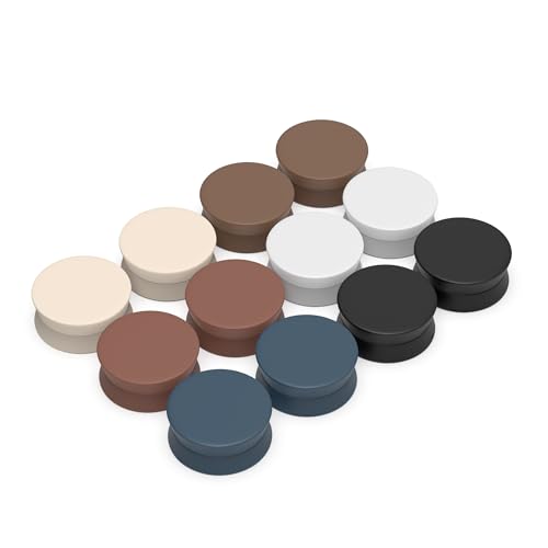 Evnlo 12 Pairs Strong Hijab Magnets Thin Pinless Magnetic Hijab Pins for Scarf Shirt Veil Dress No-Snag Matte Multi-Use for Women