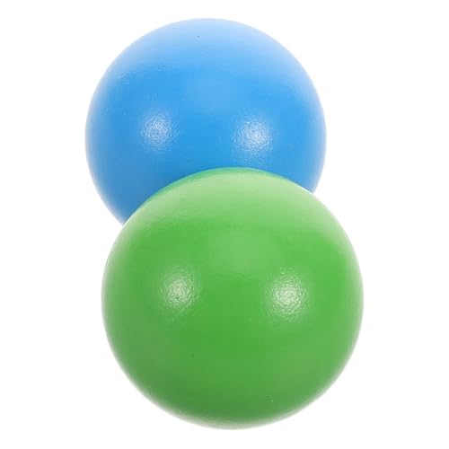 UPKOCH 2pcs Wooden Croquet Ball for Lawn and Garden Wooden Lawn Games Ball Spheres for Games Family Gatherings and Outdoor Play