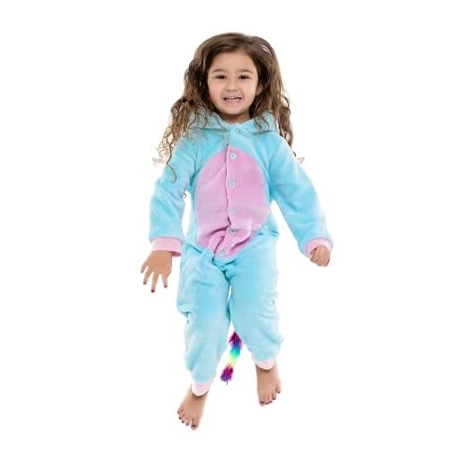 Pijama Infantil Pelúcia Fleece Unicórnio Com Capuz (4 Anos)