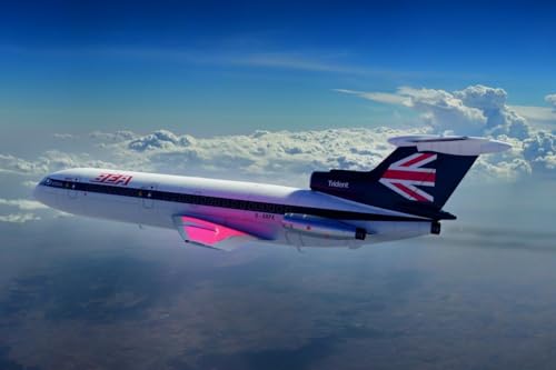 Avion de ligne HS-121 Trident 1C maquette plastique 1/144 avion corps étroit 144003