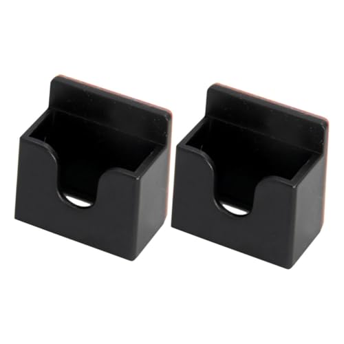 SHOWERORO 2 Pcs Cb Radio Microphone Mount Adhesive Back Holder for Cars Offices Durable Design Space Saving Wide Compatibility for Various Models