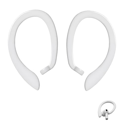 1 paio di auricolari Bluetooth anti-perdita archetto auricolari, accessori per cuffie bianche in silicone per cuffie custodia di ricambio gancio per auricolari