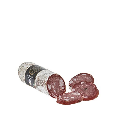 Salame Toscano | Klassische Toskanische Salami 500g | Salumificio Anzuini Firenze | Italienische Salami | Italienisches Schweinefleisch gereift in Naturdarm Cover