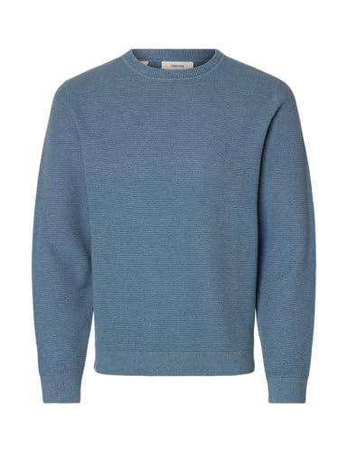 Pull Slhross en maille structurée idéal pour le bureau et le weekend