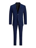 JACK & JONES Herren Jprfranco Suit Noos Business Anzug Hosen Set, Medieval Blue, 50 EU
