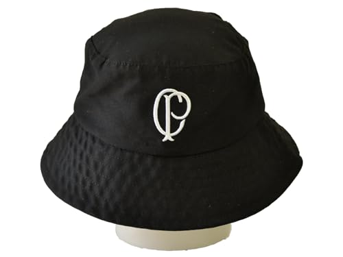 Chapéu Bucket Hat Corinthians SuperCap Bordado Preto