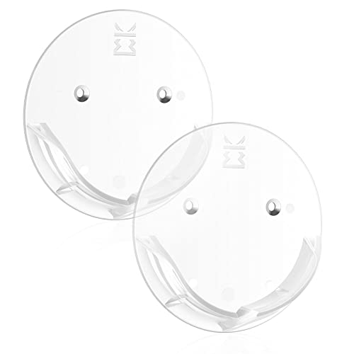 Shower Curtain Rod Holders For Wall – Adhesive Bathroom Tension Rod Retainer With Deeper Bracket Include Strong Tape For No Drilling Quick Mount And 304 Screws For Permanent Installation (Gloss Clear) #TOP25