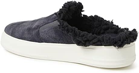 Dearfoams Women's Original Comfort Sport Everly Mule with Faux Fur Cuff, Natural, 8.5 | Image 3