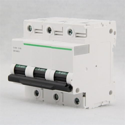 Disjoncteur C120H 3P D Type 63A 80A 100A 125A 10kA A9N19806 protection triphasé
