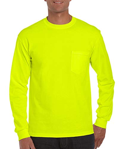 Gildan Ultra Cotton 6 oz. Long-Sleeve Pocket T-Shirt (G241)