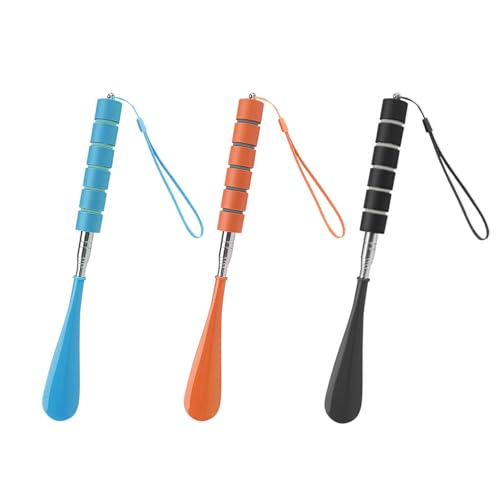 HDGSAFD 3 Pezzi Di Calzolai Retrattili, Utensili Per Assistenza Per Scarpe, Strumenti Di Abbigliamento Per Scarpe Creative, Horn Per Scarpe Portatili.