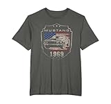Ford Mustang 1969 Flag Camiseta