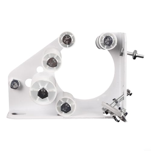 Eawfgtuw For Retractable Steel Awning Support Bracket for Outdoor Telescopic Awnings, Movable Design with 4.77mm Thickness and 10cm Hole Distance, Fits 60-65mm