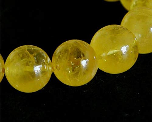 WORLD WIDE GEMS BEADS GEMSTONE 1 Strands Natural Datolite Genuine Danburite 試合トパーズ Men Bracelet Round Big beads 13mm 03007 Code-HIGH-23213