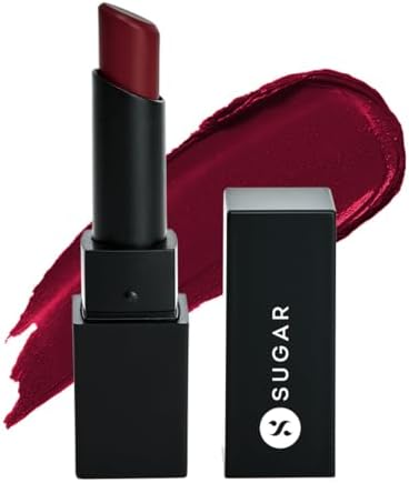 SUGAR Cosmetics Nothing Else Matter Longwear Lipstick for Women | Lasts Up To 8+ Hours| Enriched with Vitamin E | 100% Vegan | 3.2gm - 14 Red Herring