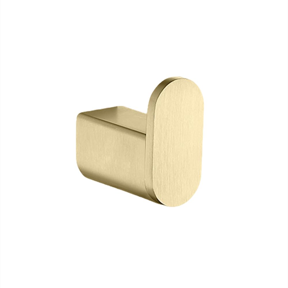 Matériel de salle de bain or brossé haut de gamme avec porte-savon et anneau pour serviette