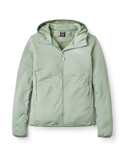 Rab Women's Evolute Hoody - Lightweight Insulated Jacket for Hiking & Climbing - Dark Fig Green - Large