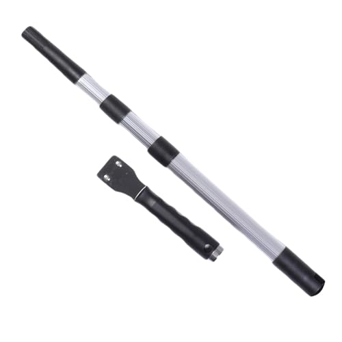 Hamwesh Self Levelling Cement Tool, 16 Inch Stainless Steel Floor Scraper with 3 Type Blades, Telescopic Handle from 19.69 to 39.37 Inch, Portable Notched Squeegee for Construction - Image 7