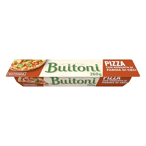BUITONI Pizza +Protein -Carb Pasta per Pizza Rotonda, Rotolo 260g