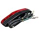 CGEAMDY Motorrad Rücklicht, Motorrad Bremslicht, Motorrad Running Stop Bremse Nummernschild Rücklicht, LED Motorrads Rücklicht, Motorrads Rücklichts Bremsstopp Kennzeichenbeleuchtung(Rot)