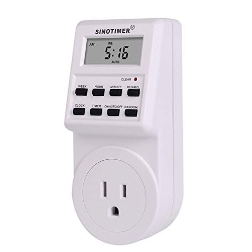 Buy Sinotimer Plug Digital Weekly Programmable Electrical Wall Plugin