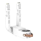 靴乾燥機 靴脱臭機 タイマー付き靴乾燥機 寮用 高速乾燥機 家庭用 ボクシンググローブ乾燥機 折りたたみ式 スキーブーツ、家庭用靴下、運動靴、足汗に最適 梅雨対策、消臭、除湿 (時限式ダブルアーム,ホワイト)