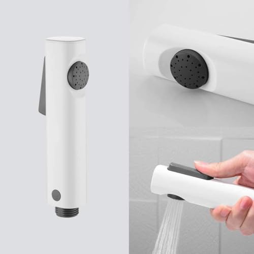 Image of ABS Health Faucet Hand Spray, White, 360-Degree Swing, Anti-Leak Jet Spray with High Pressure Resist for Bathroom, Made in India(only Faucet)