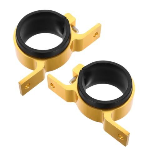 Abrazaderas de soporte de metal dorado Housoutil de 58mm con diseño de alta calidad