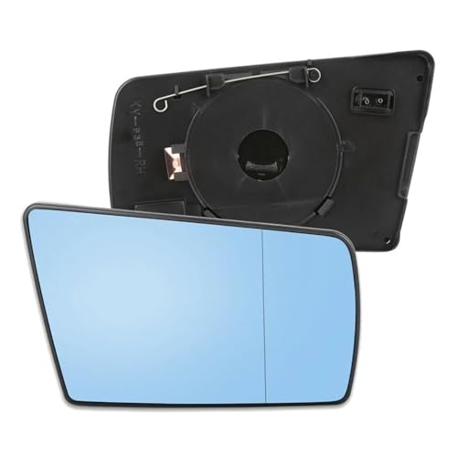 Verre de rétroviseur latéral gauche avec plaque clipsable pour Benz E W210 miroir net