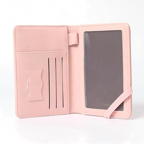 RFID Passport Wallet, RFID Passport Holder for Wallet, Essential Travel Anti-Theft Wallet Storage Case, Anti-Theft Protective Case,Pink3