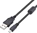 Produktbild Adhiper W710 Ersatz-USB-Kabel Datenkabel Synchronisierungskabel 8-polig kompatibel für Sony Cybershot Cyber-Shot DSCW370/DSCW800/ DSCW830/ DSC-H200/ DSC-H300(1M/Schwarz)