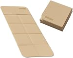 Tapis de yoga pliable 75" x 31", 6mm Épaisseur TPE Tapis d'exercice Grip pour la maison, voyage & Mat de fitness pliable portable pour Pilates, extérieur, étirement & Exercice