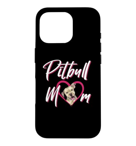 Pitbull Mom Dog and Dog Mother �X�}�z�P�[�X iPhone 16 Pro �p