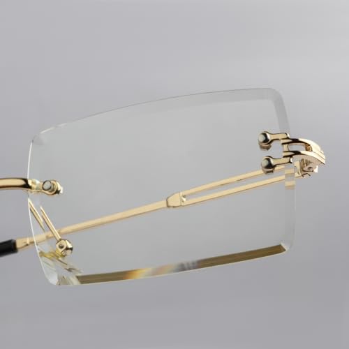 Image of SAM AND MARSHALL HARPER Eyeglass I Light Weight Frames I Rectangle Shape I Sheet Metal Frames I Prescription Friendly I Men & Women