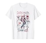 Harry Potter Halloween Design Dark Mark Death Eater T-Shirt, Men, White, XX-Large