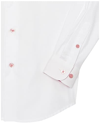 Isaac Mizrahi Boy's Long Sleeve Houndstooth Pattern Button Down Shirt4