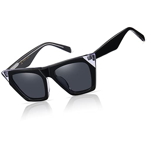 Sheen Kelly Gafas De Sol Polarizadas Cateye Hechas A Mano De Acetato Hombres Mujeres Gafas De Moda Cuadradas De Gran Tamaño Vintage Sheen Kelly Gafas De Sol Polarizadas Cateye Hechas A Mano De Acetato Hombres Mujeres Gafas De Moda Cuadradas De Gran Tamaño Vintage