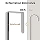 KES HIR501B-BK Bügelbrett-Aufhänger für die Tür, mit Metallkorb und verstellbaren Haken, passend für 44 mm dicke Türen, Y-Bein und T-Bein, mattschwarz