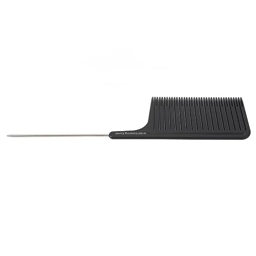 Peine para mechas ergonómico de plástico y acero inoxidable miniatura 5