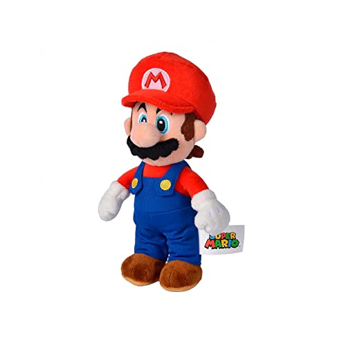 Simba Toys Peluche Mario, Adecuado desde los Primeros Meses de Edad, 20 cm