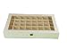 Greca Caja para Colecciones. En Madera de chopo. Interior con departamentos para...
