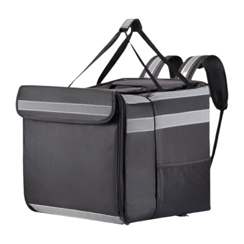 Borsa per la consegna della pizza, Carrier per pizza, Zaino da asporto espandibile per la consegna della pizza, Memoria di isolamento della drogheria termica, vettore alimentare per escursioni, campeg