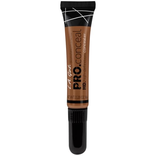 Image of L.A. Girl HD Pro Conceal Multipurpose Concealer, Chestnut, 8g | Full Coverage for Dark Circles, Contouring & Dark Spots| Long-Lasting & Blendable Makeup for Indian Skin Tone
