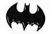 Batman Ceramic Serving Platter - DC Comics Bat Symbol Design Tray - Dishwasher and Microwave Safe - Black - 14" x 10"