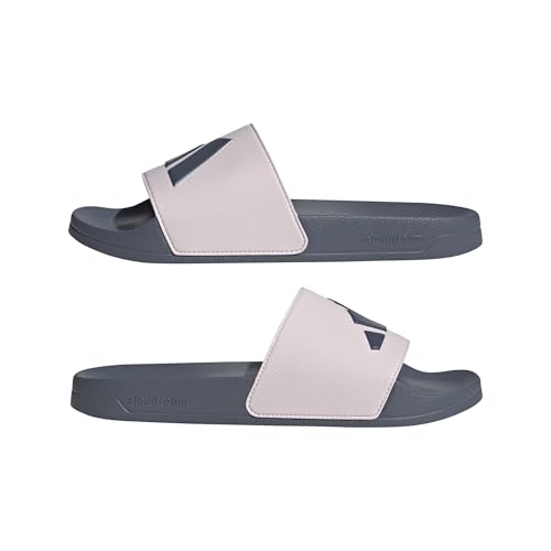 Image of adidas Women ADILETTE SHOWER Synthetic Swim Slide FTWWHT /GOLDMT /BOGOLD | LUT50