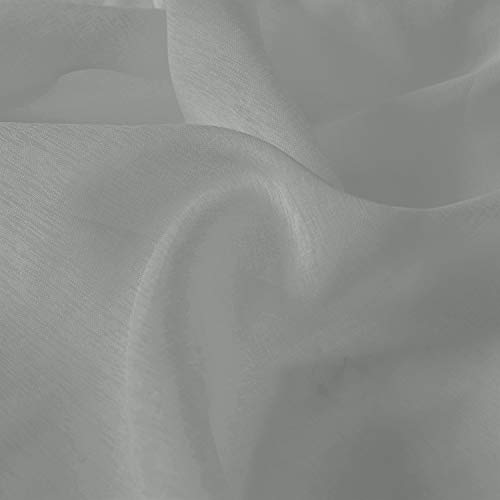 Dwcn Outdoor Sheer Curtains For Patio - Semi Voile Waterproof Sheer Curtains For Gazebo, Pergola, Porch, Set Of 2 Window Curtain Panels With 2 Tieback Ropes, 52 X 95 Inches Long, Grey #TOP4