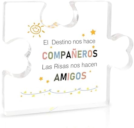 Regalo Compañera Trabajo Regalos Amigo Invisible Acrílica Compañe...