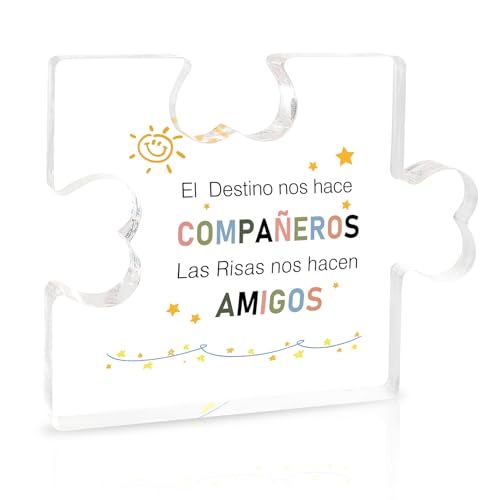 Regalo Compañera Trabajo Regalos Amigo Invisible Acrílica Compañe...