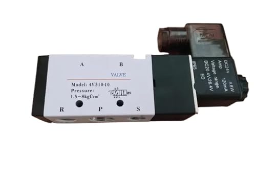 Electrovanne 4V310-10 filetage 3/8 pouce grand debit reponse rapide commande 36VDC - 2
