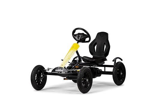Dino-Cars Speedy 2.0 BF1 Kinder Gokart (Black Bee) | Pedal Go-Kart ab 3 Jahren | Made in Germany | Luftreifen & Stahlrahmen | Rücktrittbremse | Outdoor Fahrzeug
